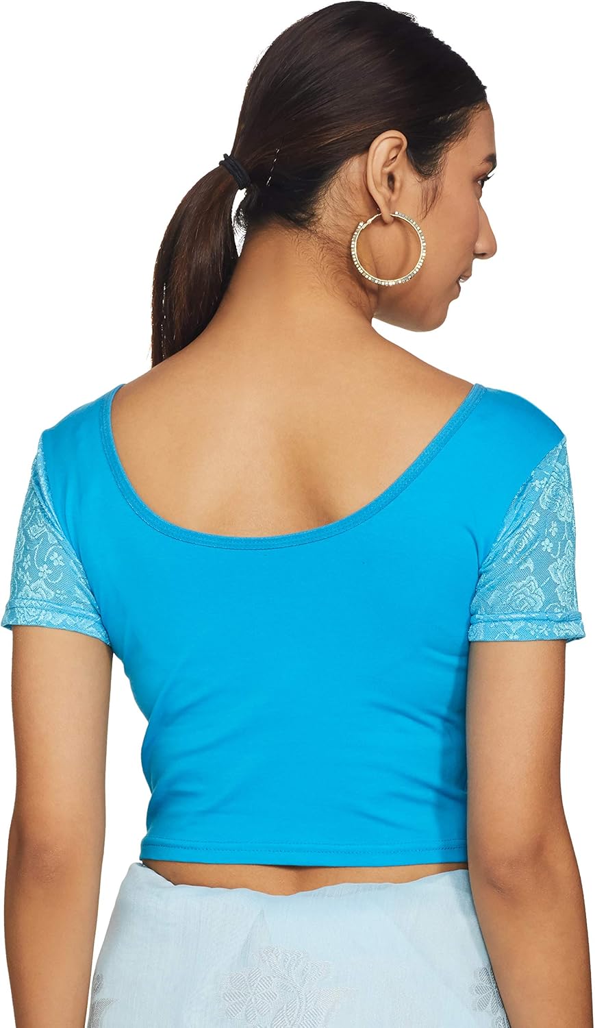 Women's Cotton Lycra Readymade Saree Blouse - Image 2