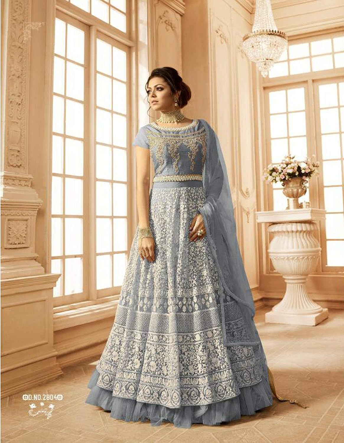Delisa New IndianPakistani Wear Anarkali Suit and Party Wear Suit for Women - Image 2