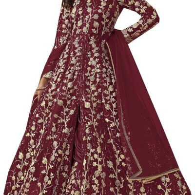 indian Salwar Kameez Ready to Wear Heavy Net Embroidered Anarkali Pakistani Dress for Women 2744