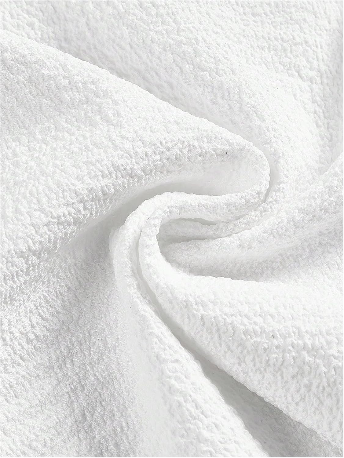 GORGLITTER Women's Off The Shoulder Frill Trim Blouse Lace Up Flare Sleeve Ruffle Peplum Shirt - Image 4