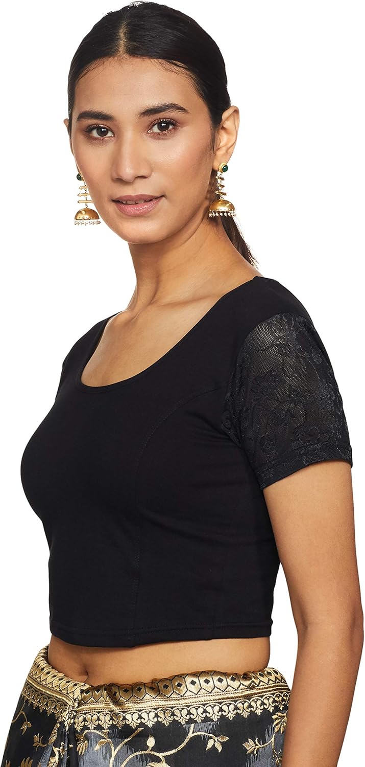Women's Cotton Lycra Readymade Saree Blouse - Image 3