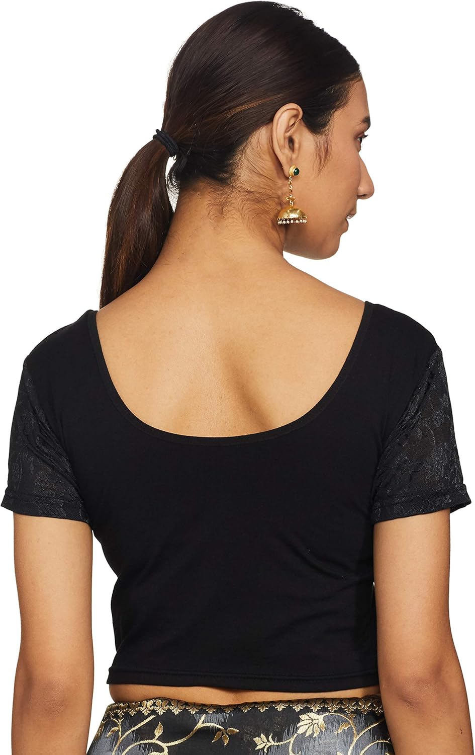 Women's Cotton Lycra Readymade Saree Blouse - Image 2