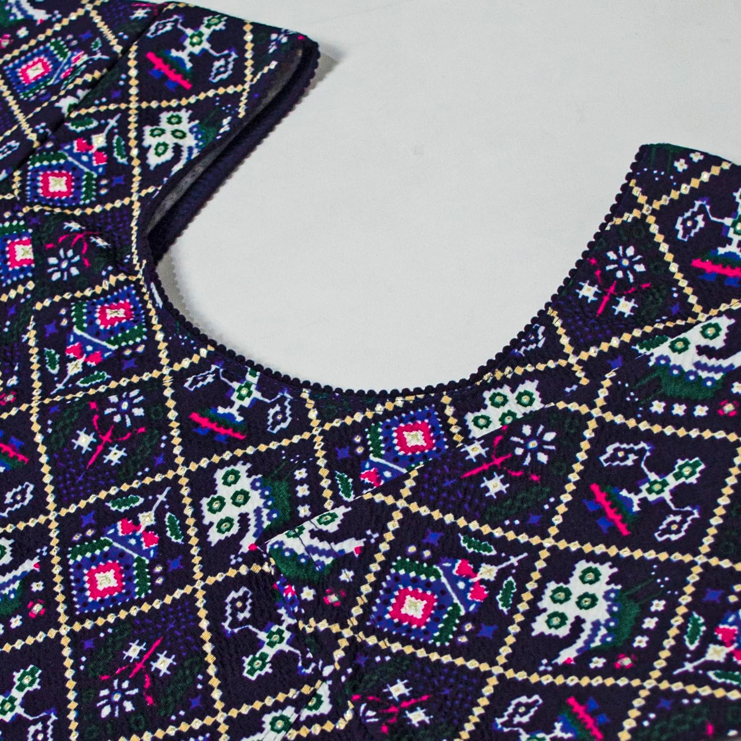 Chandrakala Stretchable Blouses for Women Sarees,Readymade (B217-P) - Image 4