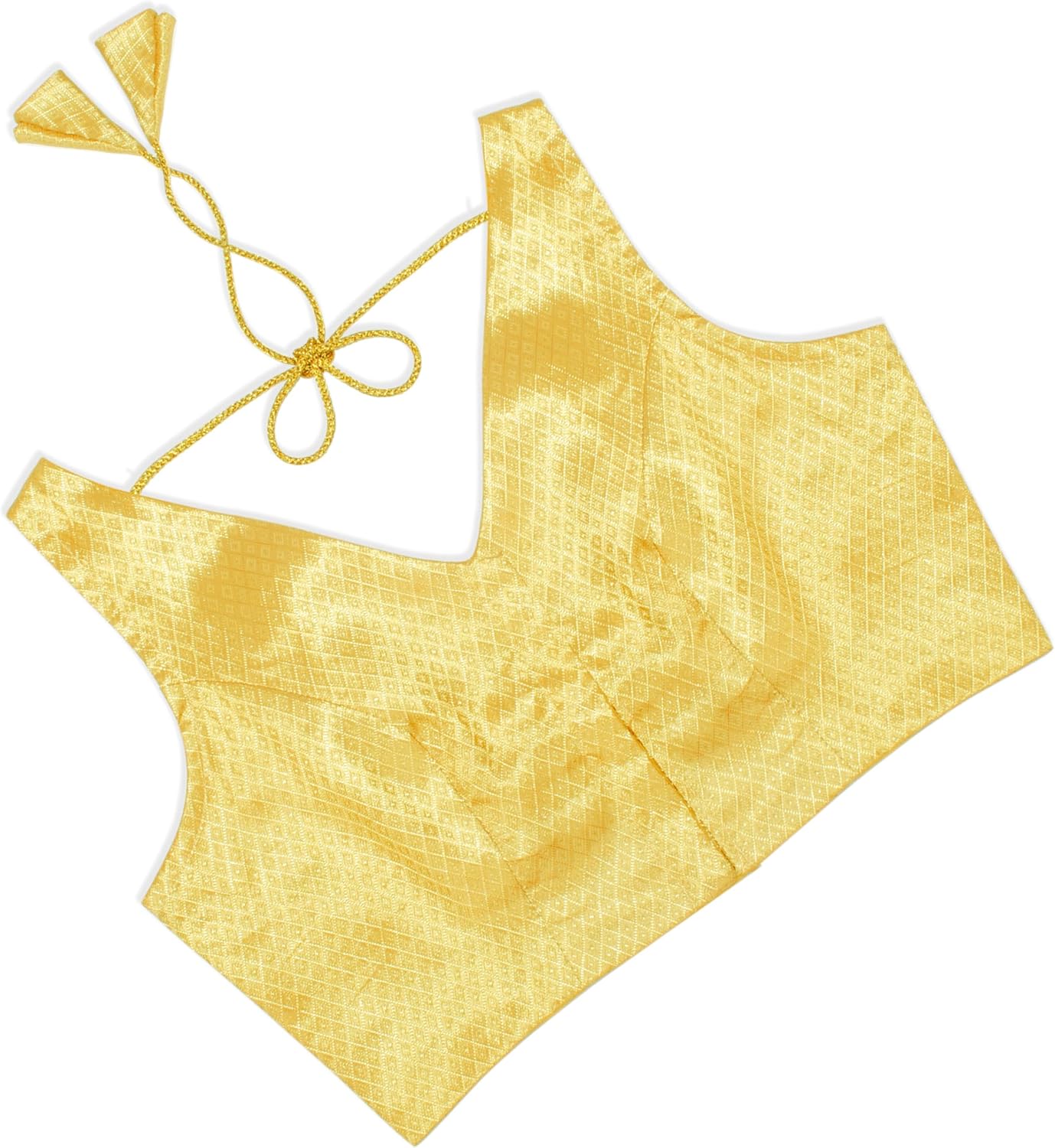Chandrakala Gold Blouses for Women sarees,Readymade V-Neck Choli (B220-P) - Image 4