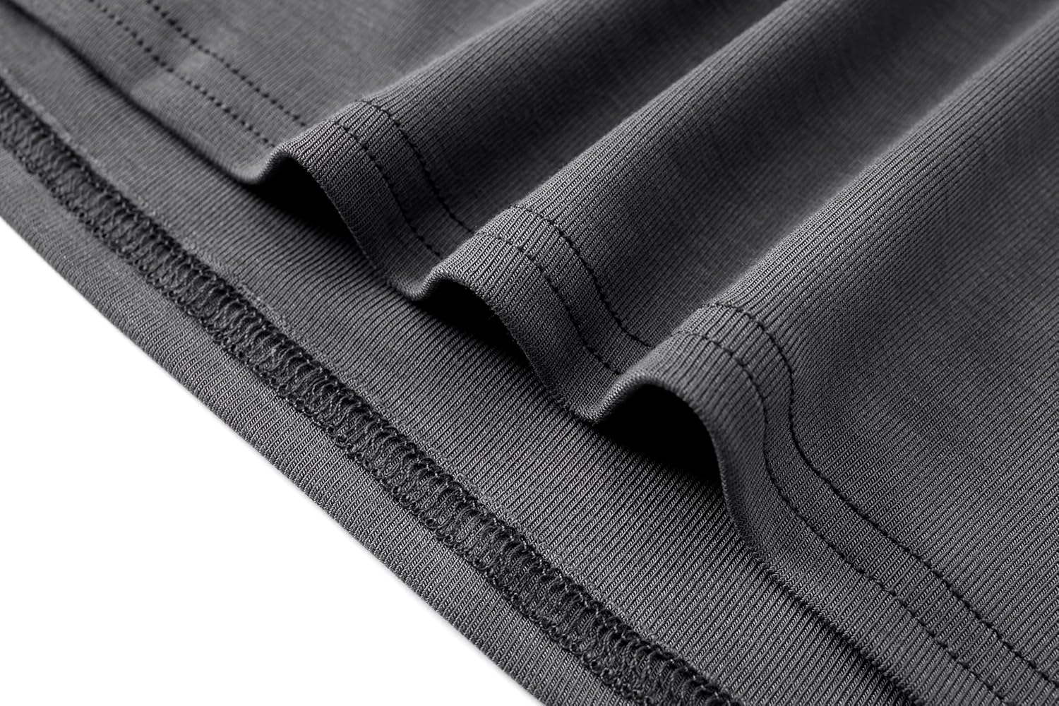 OThread & Co. Women's 3/4 Sleeve Scoop Neck Crop Top Basic Comfy Ribbed Knit Tee - Image 7